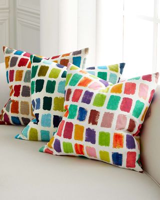 Palette Decorative Pillow, 22" Square