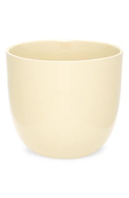 PALETTE POTS The Mug Large Glossy Ceramic Plant Pot in Beige