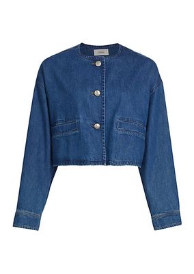 Paley Cropped Denim Jacket