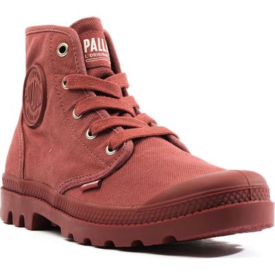 Palladium Pampa Hi Bootie in Wax Red 