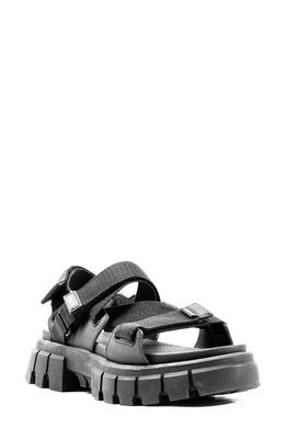 Palladium Revolt Mono Platform Sandal in Black