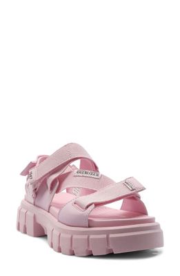 Palladium Revolt Mono Platform Sandal in Cold Pink