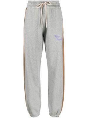 Palm Angels Angels logo-embroidered track pants - Grey