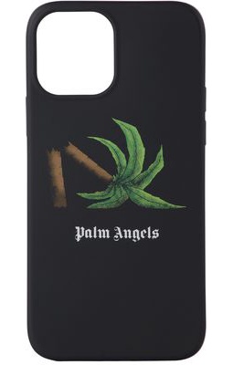Palm Angels Black Broken Palm iPhone 12/12 Pro Case