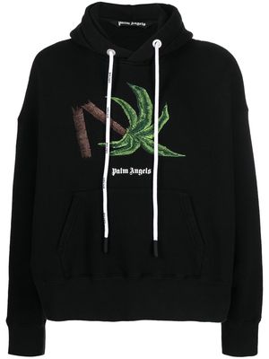 Palm Angels Broken Palm hoodie - Black