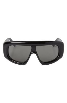 Palm Angels Carmel Geometric Sunglasses in Black Dark Grey