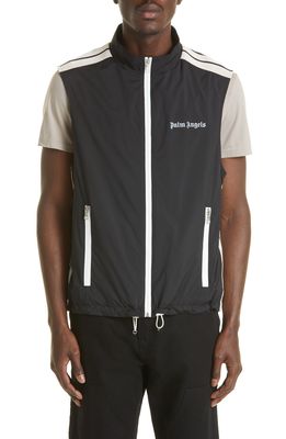 Palm Angels Classic Logo Vest in Black Off