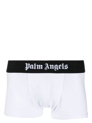 Palm Angels classic logo-waistband boxers - White