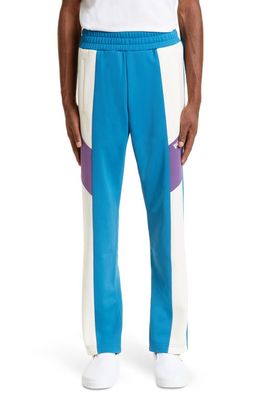 Palm Angels Colorblock Track Pants in Cobalt Blue O