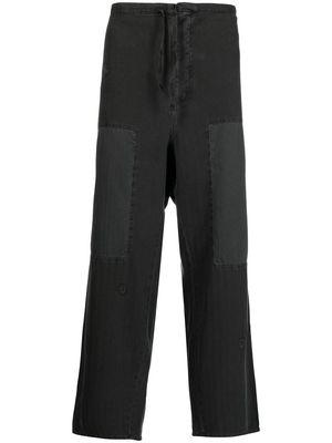 Palm Angels drawstring-waist trousers - Black
