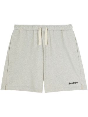 Palm Angels embroidered-logo track shorts - Grey