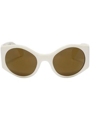 Palm Angels Ennis round sunglasses - White