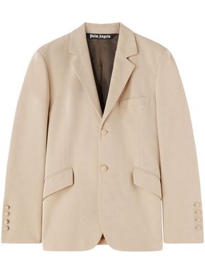 Palm Angels Fitted Retro single-breasted blazer - Neutrals