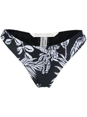 Palm Angels floral-print bikini bottoms - White