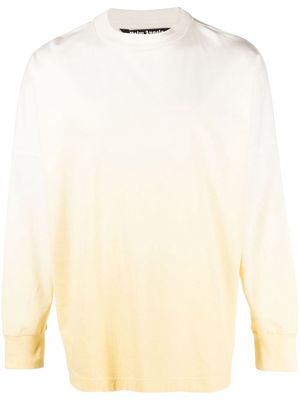 Palm Angels gradient-effect sweatshirt - White