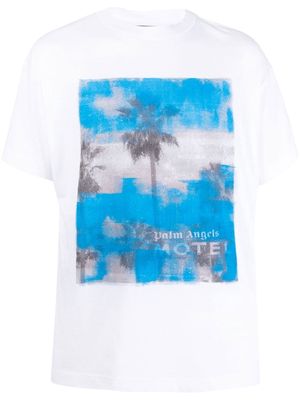 Palm Angels graphic-print cotton T-shirt - White