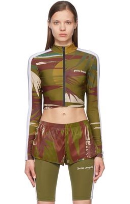 Palm Angels Green Polyester Sport Top