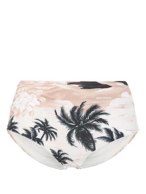 Palm Angels Hawaiian Dream bikini bottom - Neutrals