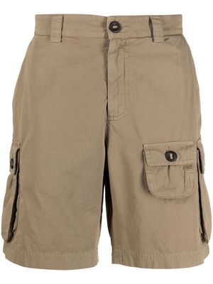 Palm Angels high-waisted cargo shorts - Neutrals