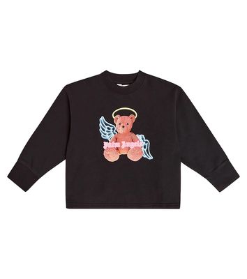 Palm Angels Kids Bear Angel cotton sweatshirt