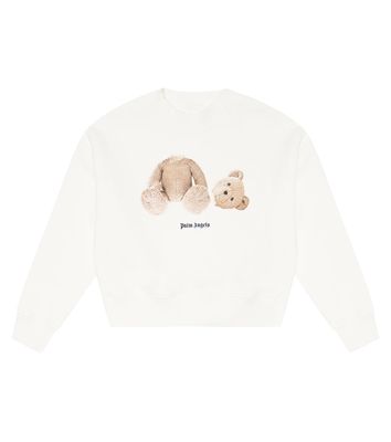 Palm Angels Kids Bear cotton-blend sweatshirt