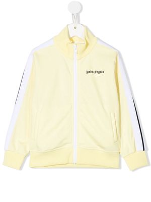 Palm Angels Kids chest logo-print detail jacket - Yellow