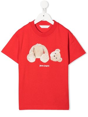 Palm Angels Kids graphic-print T-shirt - Red