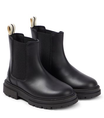 Palm Angels Kids Leather Chelsea boots