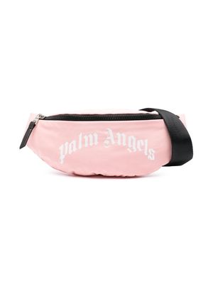 Palm Angels Kids logo-print belt bag - Pink