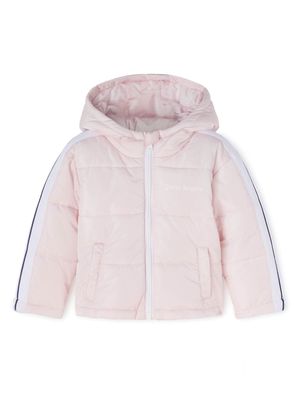 Palm Angels Kids logo-print padded jacket - Pink