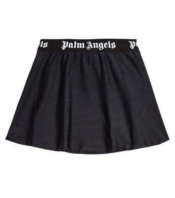 Palm Angels Kids Logo skirt