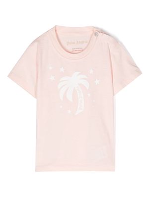 Palm Angels Kids Palm Stars cotton T-shirt - Pink
