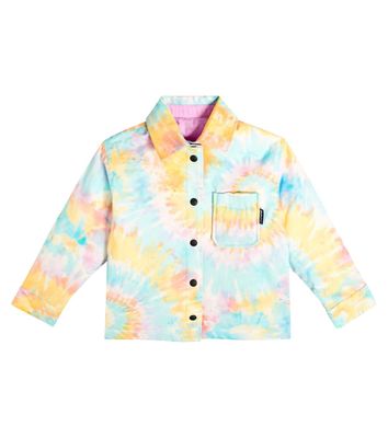Palm Angels Kids Tie-dye reversible shirt jacket