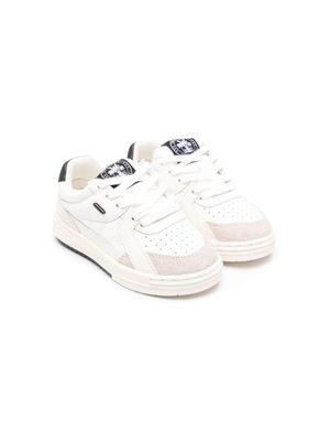 Palm Angels Kids University lace-up sneakers - White