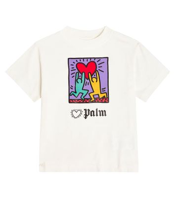 Palm Angels Kids x Keith Haring cotton jersey T-shirt