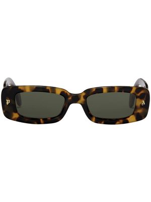Palm Angels Lala rectangle sunglasses - Brown