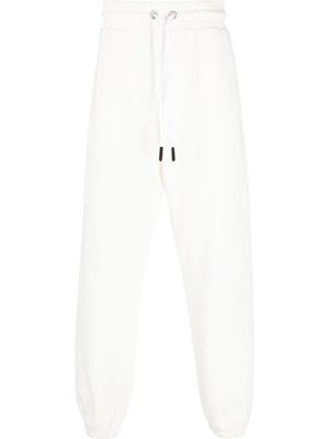 Palm Angels logo-appliqué track pants - White