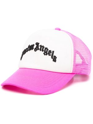 Palm Angels logo-embossed cap - Pink