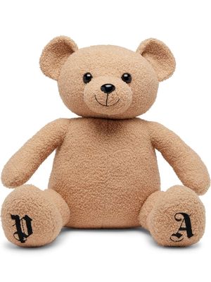 Palm Angels logo-embroidered teddy bear - Brown