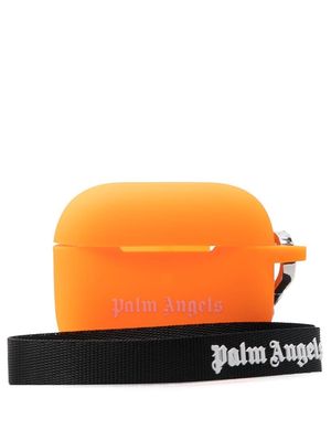Palm Angels logo-print AirPods case - Orange