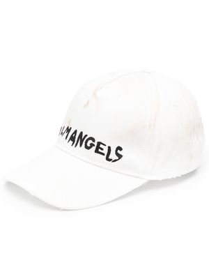 Palm Angels logo-print baseball cap - White