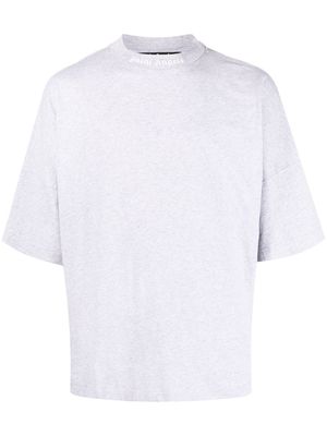 Palm Angels logo-print cotton T-shirt - Grey