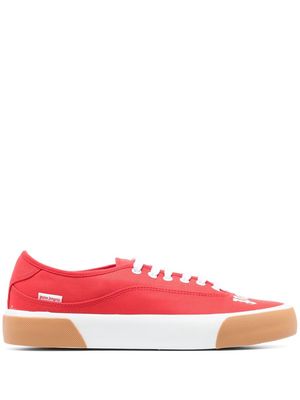 Palm Angels logo-print lace-up sneakers - Red