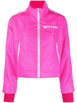 Palm Angels logo-print padded jacket - Pink