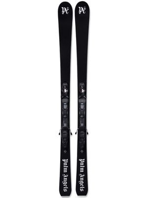 Palm Angels logo-print skis - Black