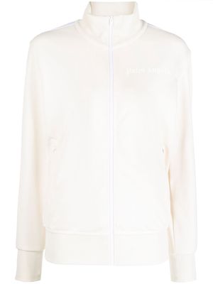 Palm Angels logo-print track jacket - White