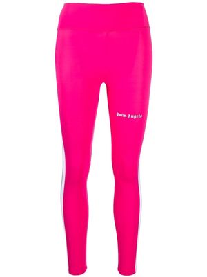PALM ANGELS logo track leggings - Pink