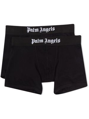 Palm Angels logo waistband boxers - Black