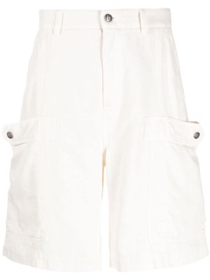 Palm Angels lyocell-cotton blend cargo shorts - Neutrals
