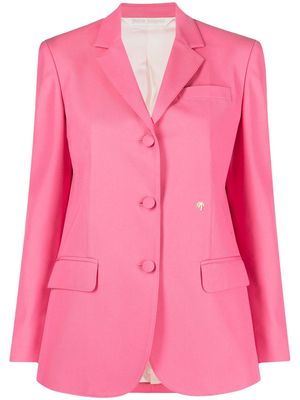 Palm Angels Miami single-breasted blazer - Pink